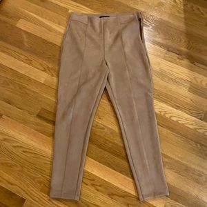 Ann Taylor faux suede leggings